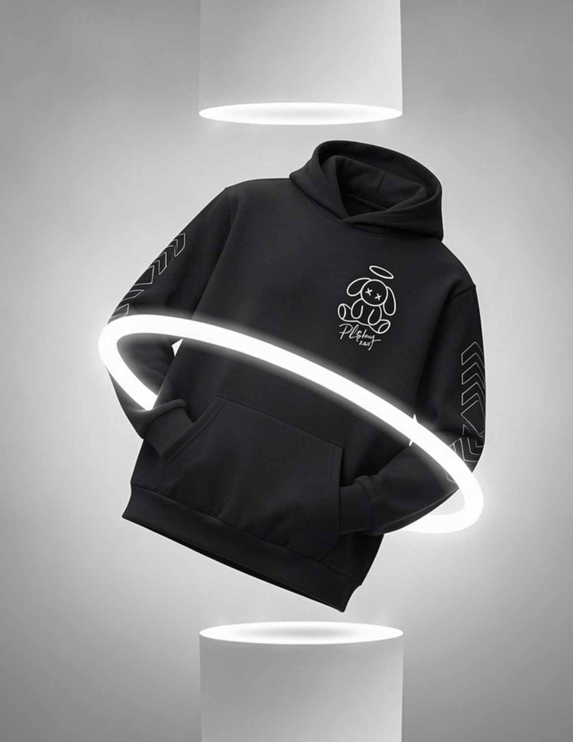 PL$HY Oversize Fleeced Hoodie